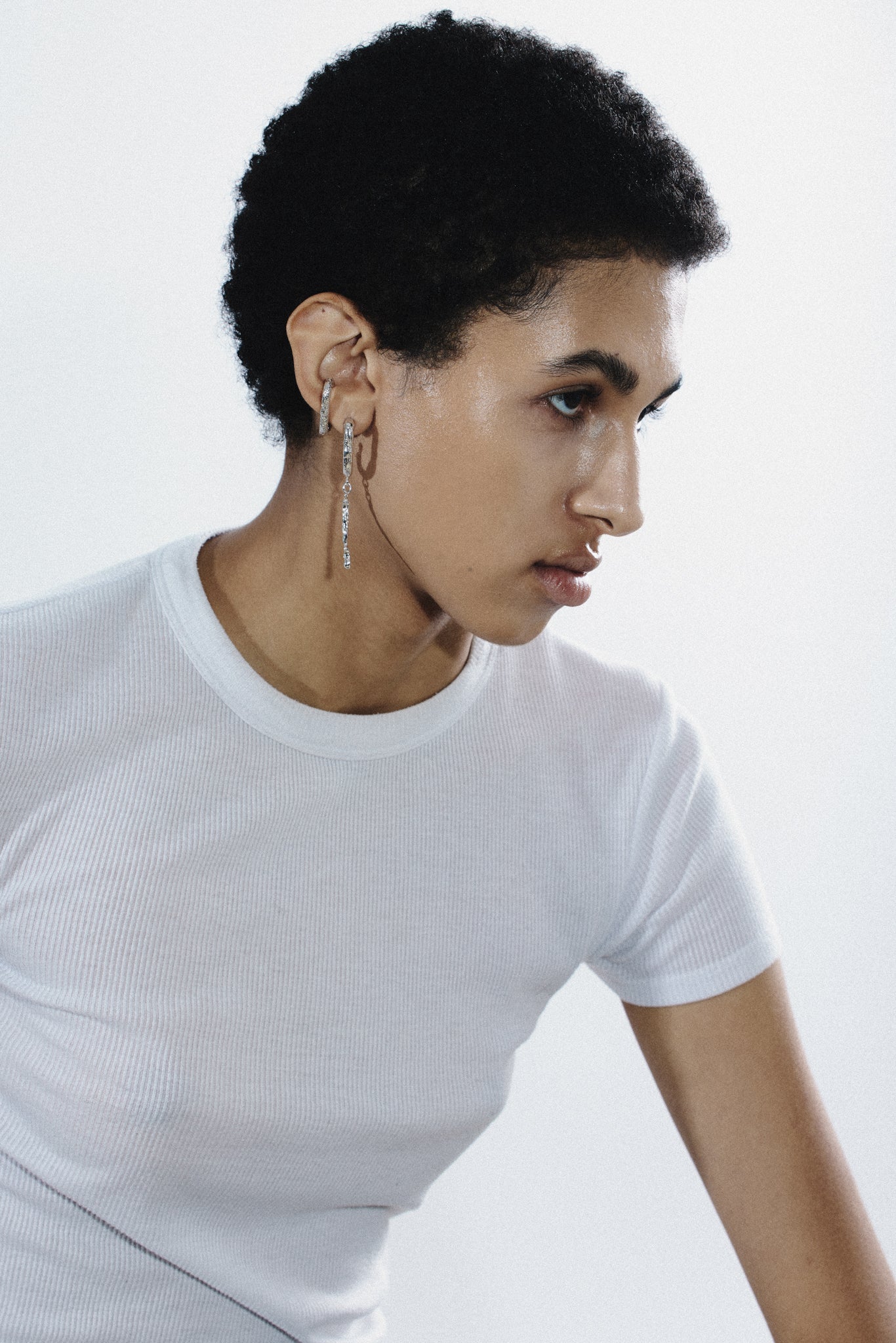 Corroded Link Ear Cuff