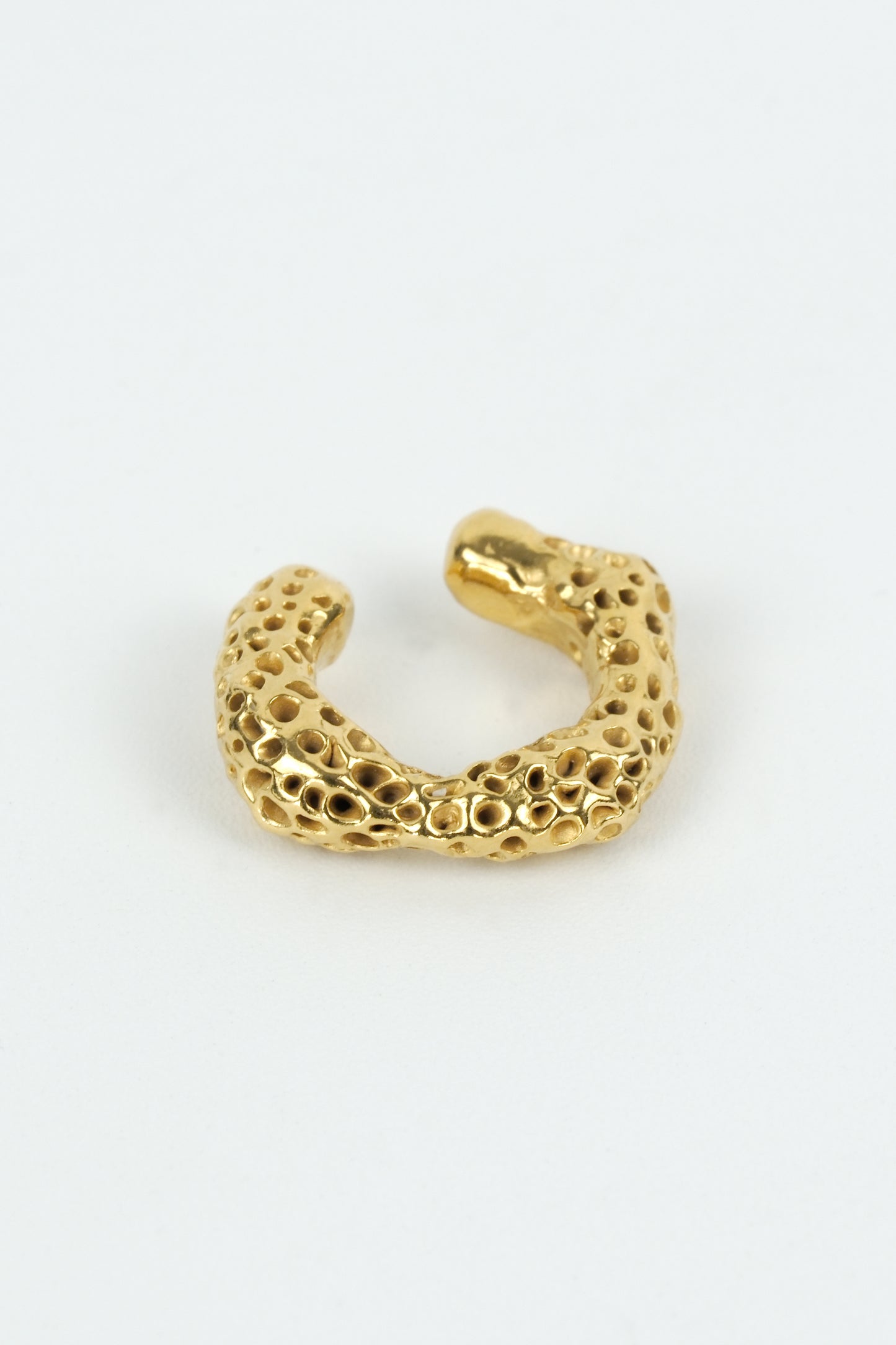 Billowed Porifera Ear Cuff
