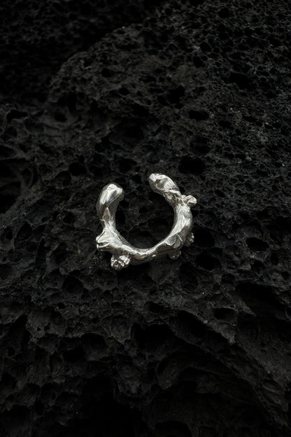 Billowed Cirripedia Ear Cuff