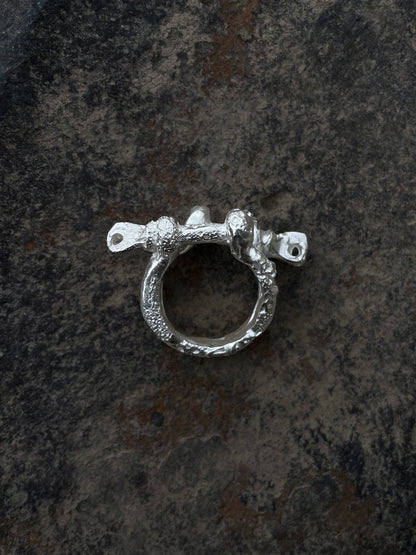Corroded Double Shackle Ring