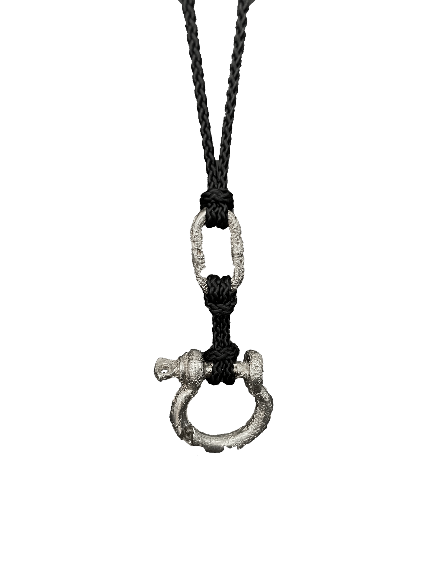 Corroded Shackle and Link Necklace
