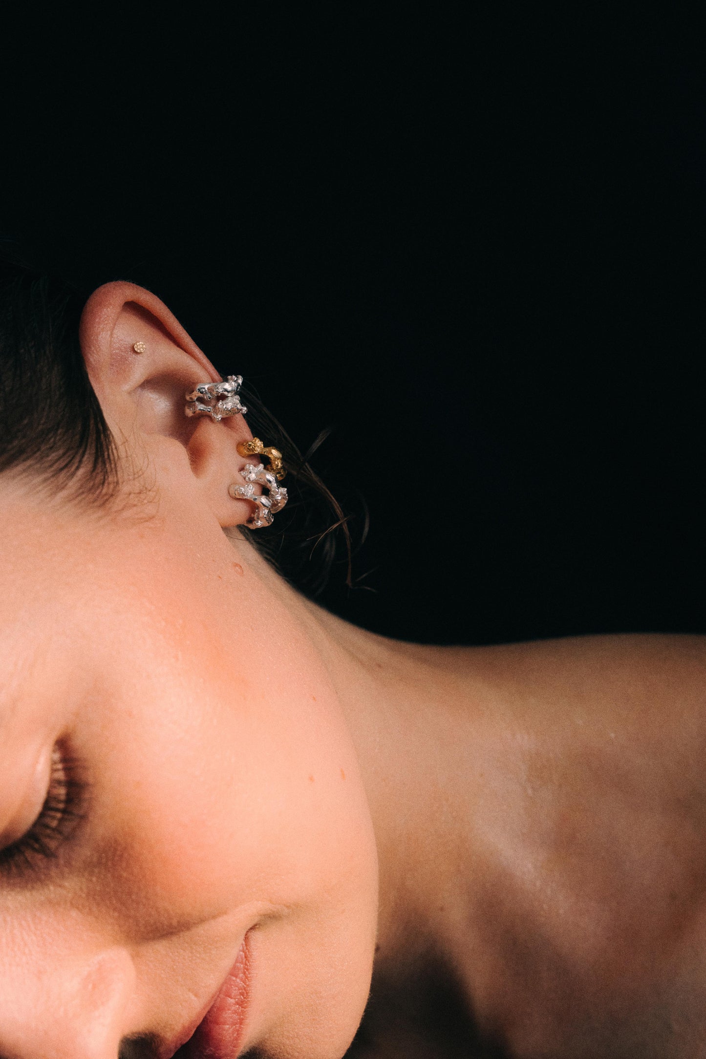 Billowed Cirripedia Earring