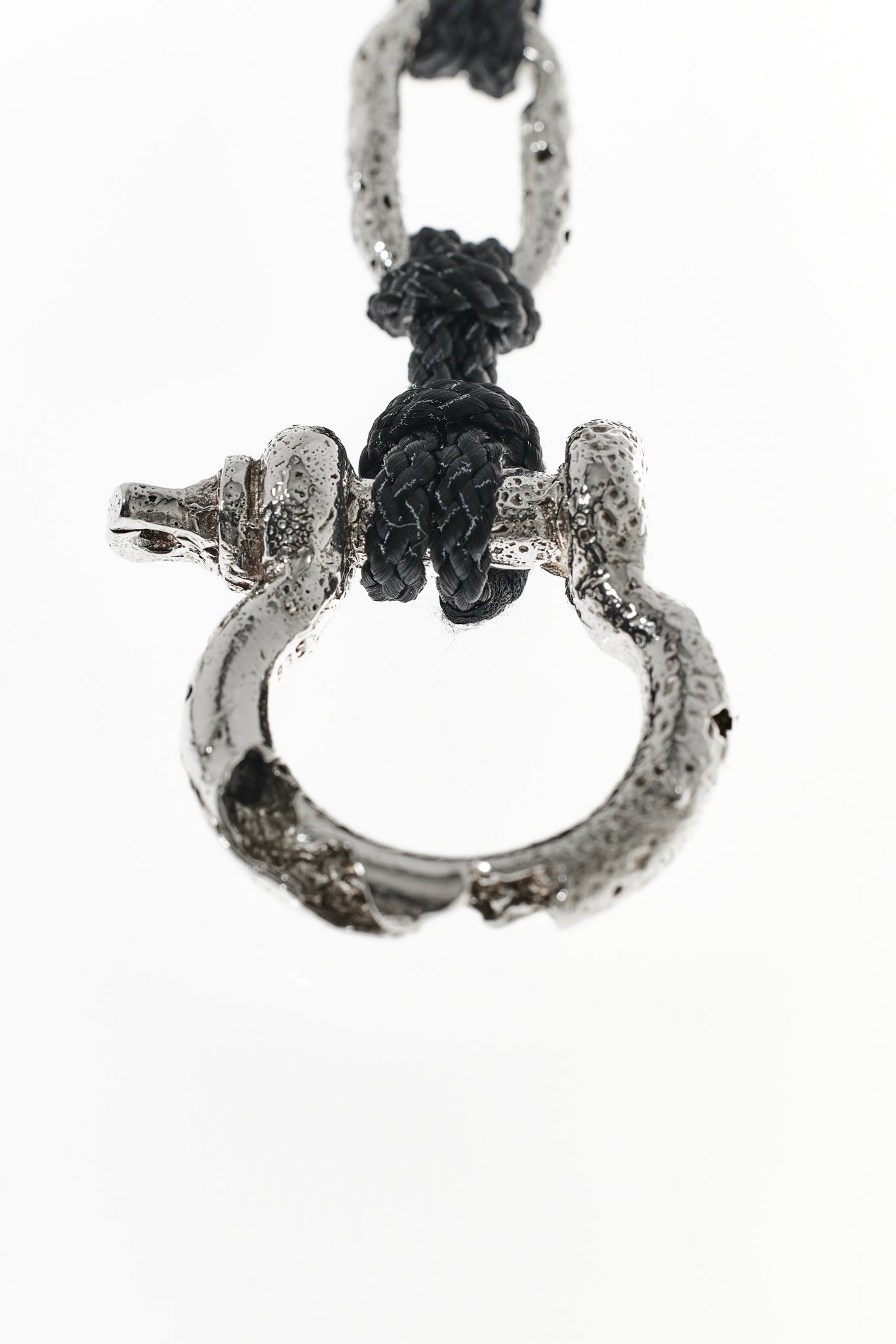 Corroded Shackle and Link Necklace