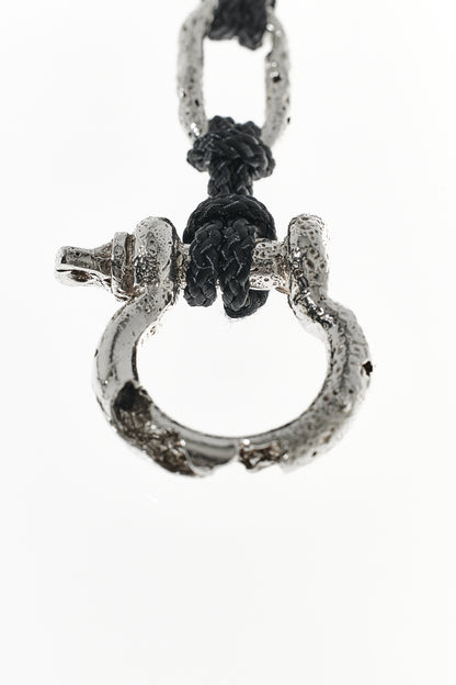 Corroded Shackle and Link Necklace
